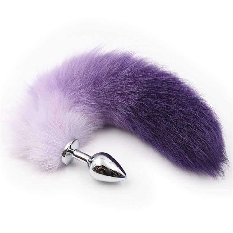 Cat Tail Anal Plug Purple